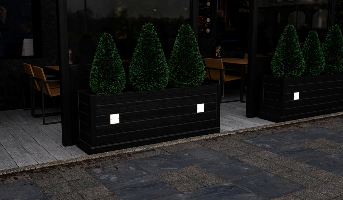 A series of in-pavement LED luminaires - TRIF  ICE TERRACE