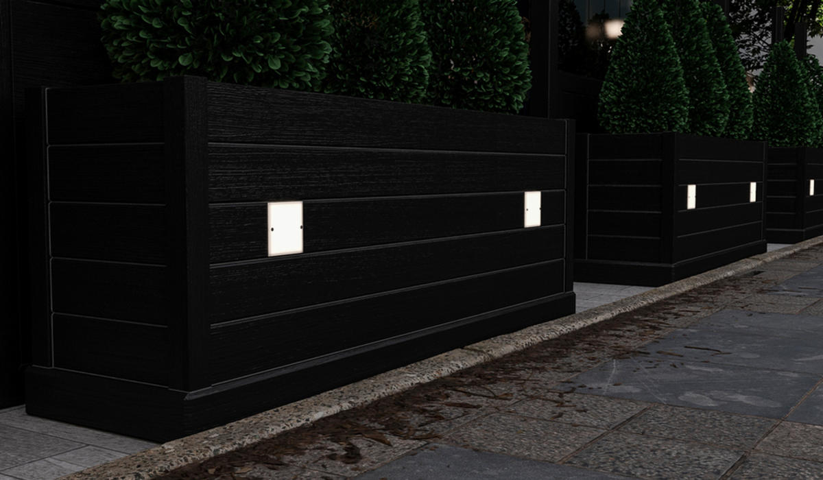 TRIF ICE TERRACE - is a series of in-pavement LED luminaires